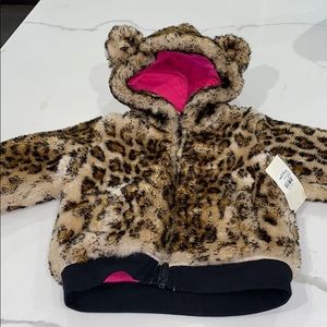 Leopard bear jacket! NWT! 12 mth from Nordstrom!